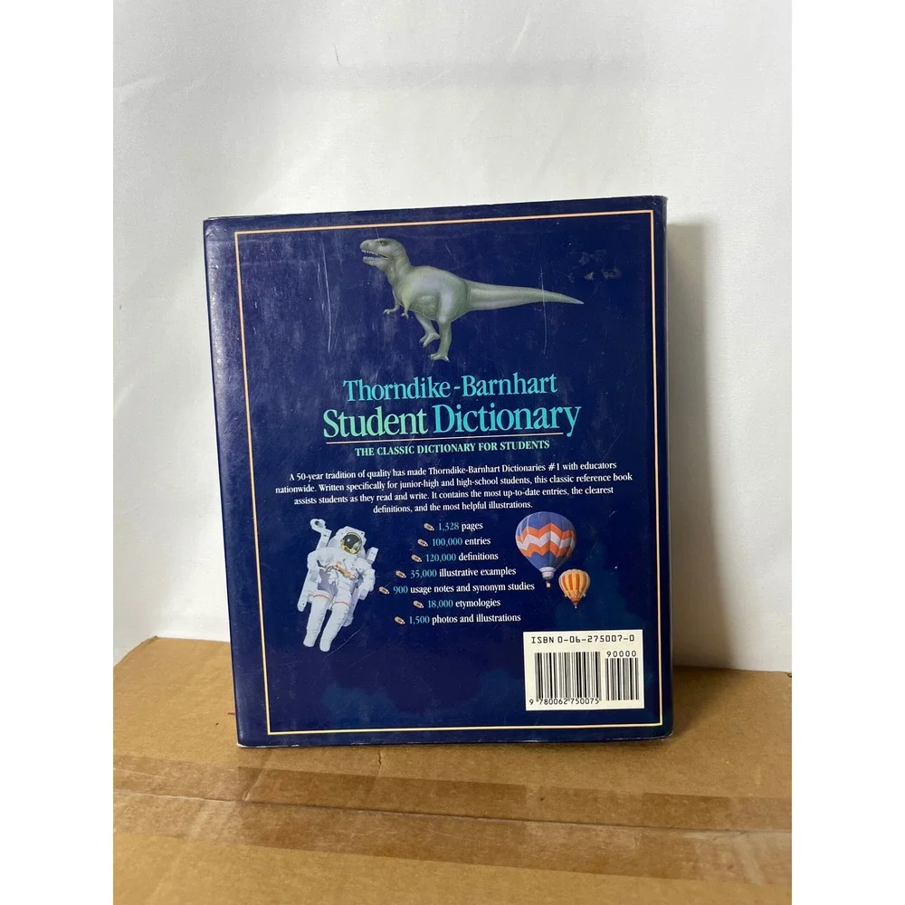 Thorndike-Barnhart Student Dictionary Hardcover‎ HarperCollins ISBN 0062750070